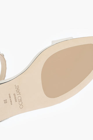 Bead AADRA Leather Flat Sandals