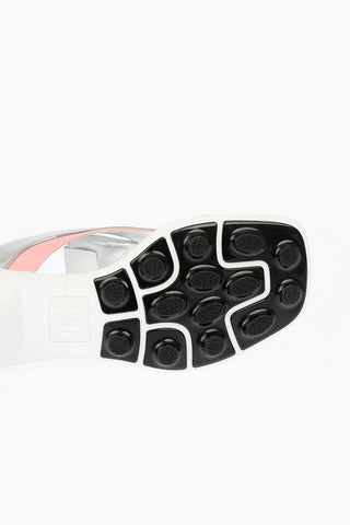 Front Logo SOCCER Patent Leather Sandals