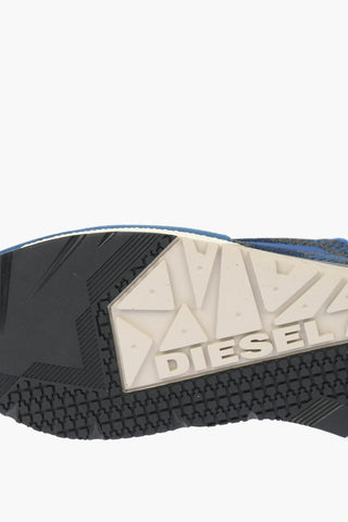 Sneakers Slip On in Tessuto con Inserti in Pelle