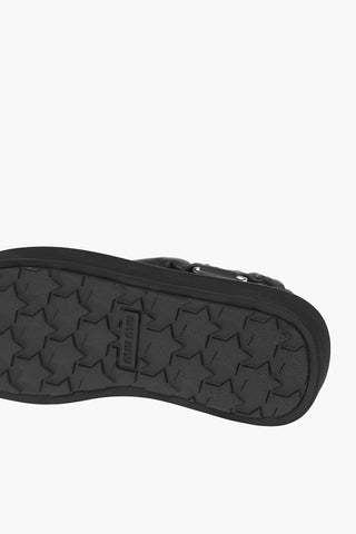 Sandali Platform in Pelle con Infradito Giapponese