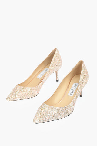 Pumps Glitterate ROMY con Tacco a Spillo 7cm
