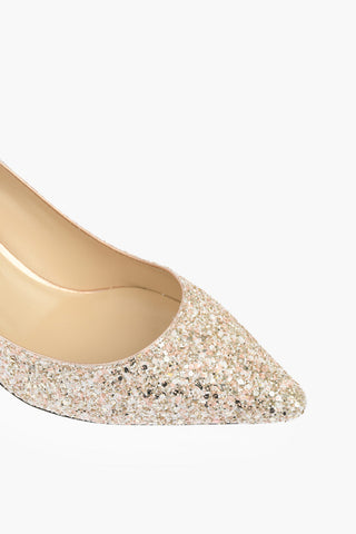 Pumps Glitterate ROMY con Tacco a Spillo 7cm