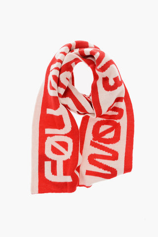 two-tone virgin wool scarf