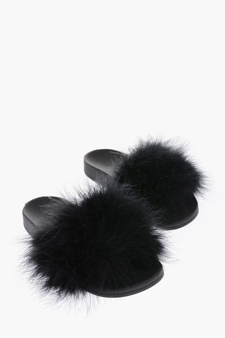slides with feathers
