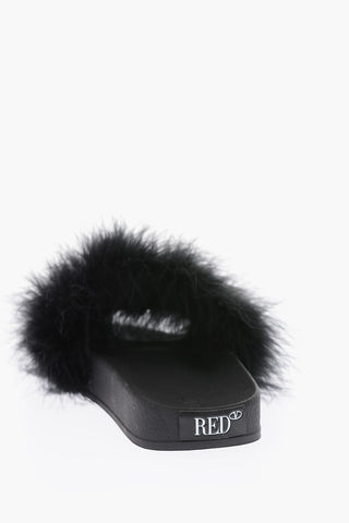 slides with feathers