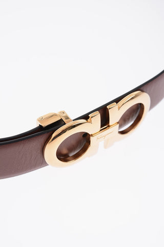 35mm reversible leather belt