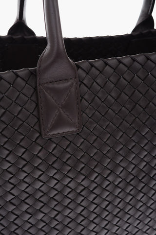 Double Handle INTRECCIATO Tote Bag with Inner Pouch