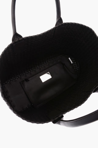 Double Handle INTRECCIATO Tote Bag with Inner Pouch