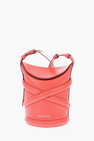 Leather THE CURVE SMALL Bucket Bag