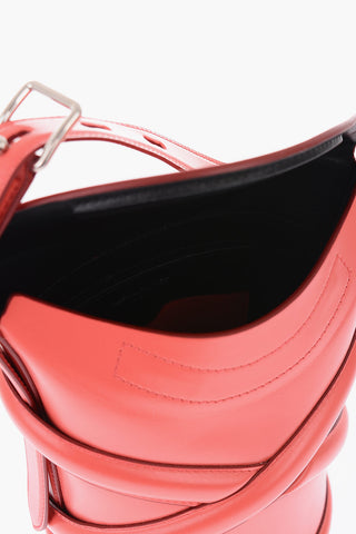 Leather THE CURVE SMALL Bucket Bag