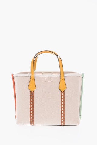 Canvas PERRY SMALL Tote Bag with Removable Shoulder Strap