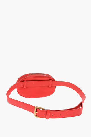 Braided Soft Leather Bumbag with Removable Belt