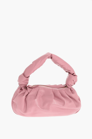 Knotted Handle Metalassè Leather Shoulder Bag