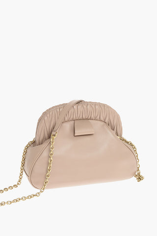 Quilted Detail Nappa Clutch