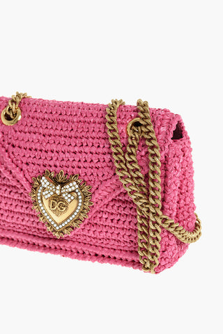 Raffia DEVOTION Shoulder Bag