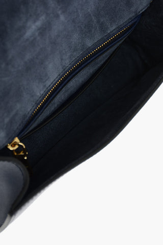 Jewel Maxi Buckle MADRAS BIJOU Leather Shoulder Bag