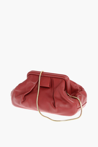 Pouch in Pelle con Chiusura Magnetica e Tracolla