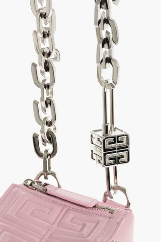 Borsa a Tracolla PANDORA CUBE in Pelle Goffrata
