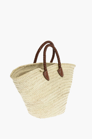 Front Logo PALMITO Raffia Beach Bag