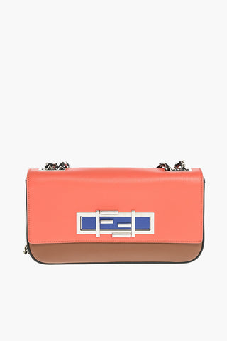 Textured Leather 3BAGUETTE Shoulder Bag