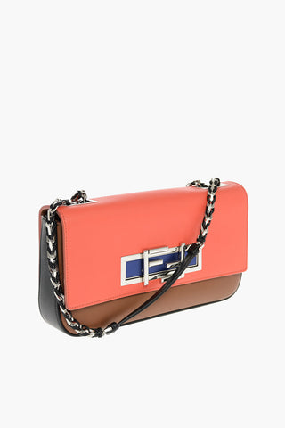 Textured Leather 3BAGUETTE Shoulder Bag