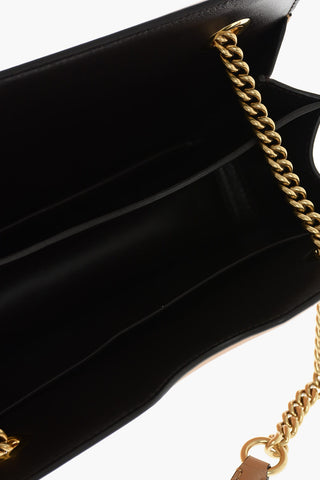 Borsa a Spalla KARLIGRAPHY in Pelle con Logo