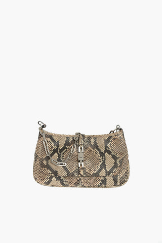 Python Skin Shoulder Bag