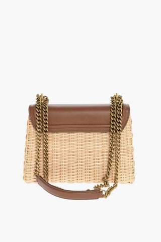 Leather and Rattan DEVOTION Shoulder Bag