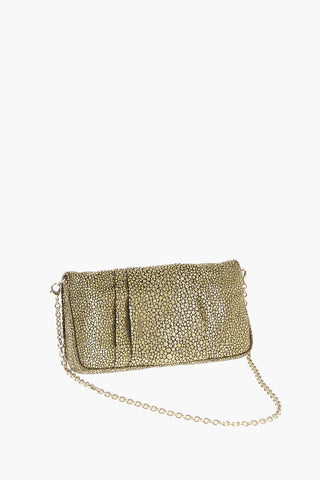 Removable Shoulder Strap MIA Jacquard Lurex Clutch