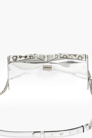 EST.1978 Snake Leather Detailed LUXURY DREAM Clutch