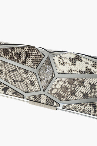EST.1978 Snake Leather Detailed LUXURY DREAM Clutch