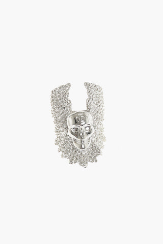 brass ring with skull