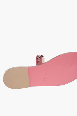 leather CHRISTEL thong sandals