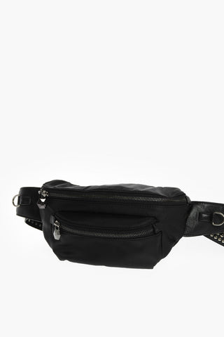 EST.1978 nylon bum bag with adjustable leather strap