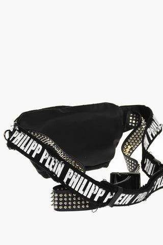 EST.1978 nylon bum bag with adjustable leather strap