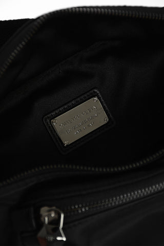 EST.1978 nylon bum bag with adjustable leather strap