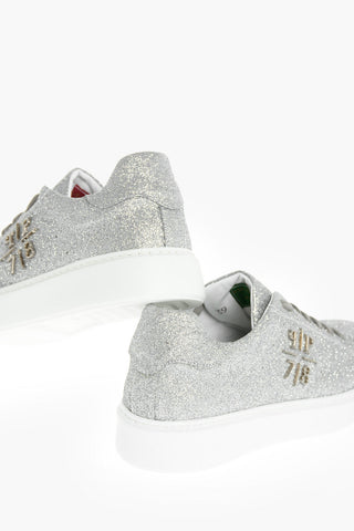 EST.1978 sneakers in pelle glitterate