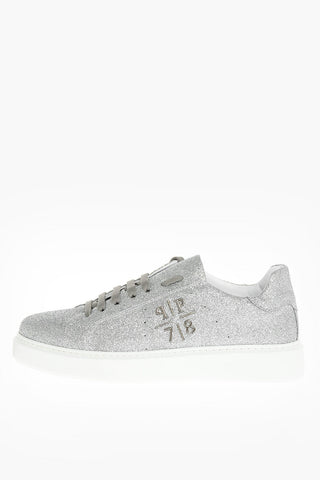 EST.1978 sneakers in pelle glitterate