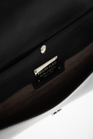 EST.1978 snake effect patent leather SPACE shoulder bag