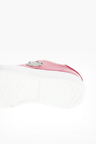 EST.1978 patent leather Low-Top Sneakers with rubber sole