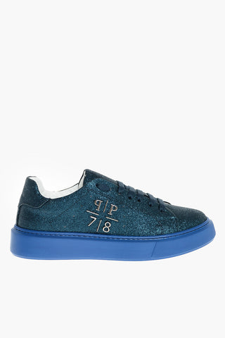 EST.1978 glitter low top sneakers with rubber sole