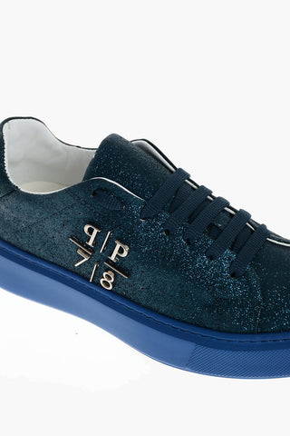 EST.1978 glitter low top sneakers with rubber sole