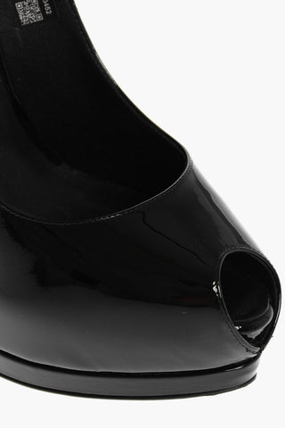 16cm pumps SHARON open toe with studs on the heel