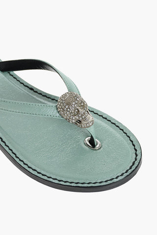 sandali infradito in pelle
