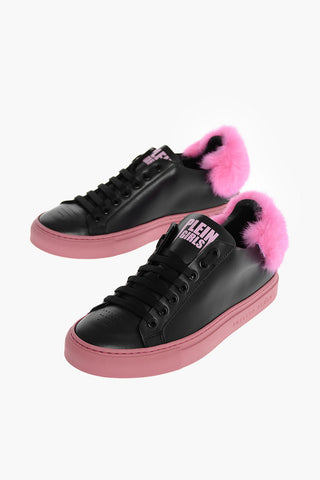 EST.1978 sneakers bassa BABY PUFF in pelle con dettaglio in pelliccia