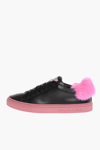 EST.1978 sneakers bassa BABY PUFF in pelle con dettaglio in pelliccia