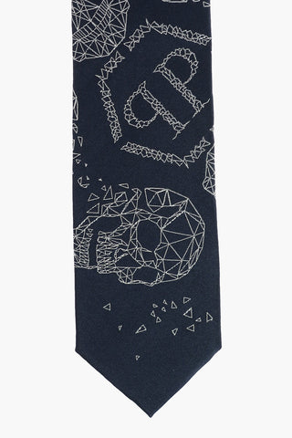 silk GEOMETRIC BASIC tie