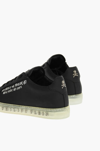 EST.1978 leather low-top sneakers with lights in the sole