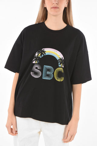 SEE BY Printed Cotton T-Shirt
