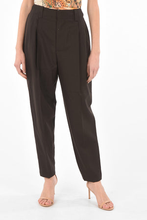 Double-pleated Virgin Wool Pants